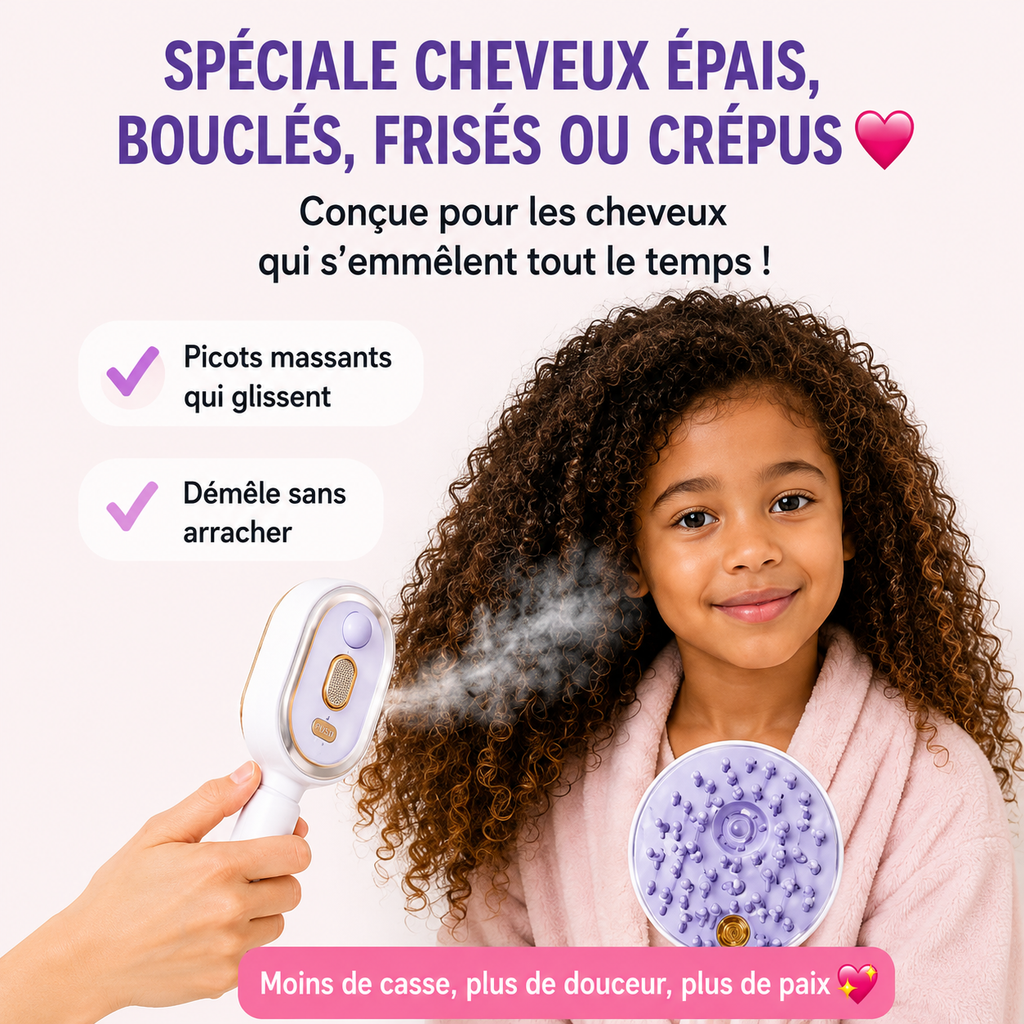 Brosse Démêlante à Vapeur