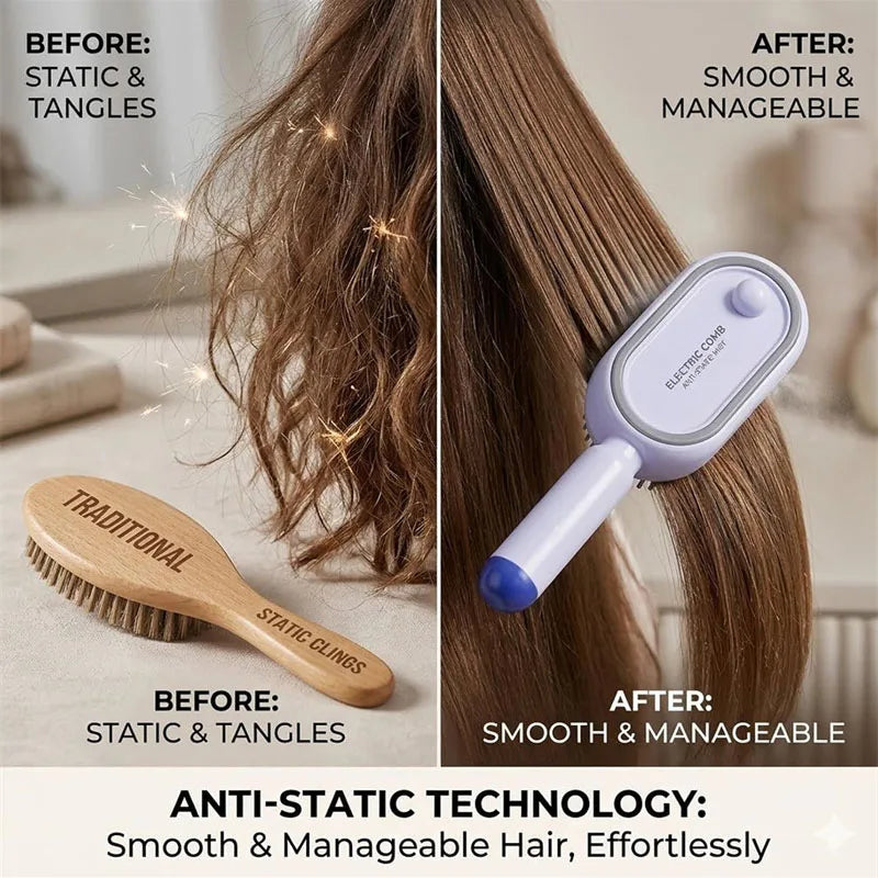 Brosse Démêlante à Vapeur